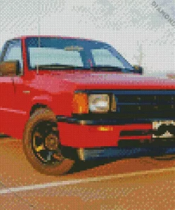 red mazda b2200 Diamond Paintings