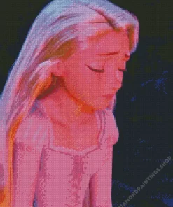 sad rapunzel princess Diamond Paints