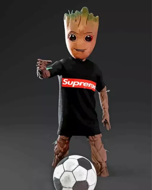 supreme groot soccer Diamond Paintings