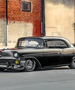 Black 57 Chevy Diamond Painting