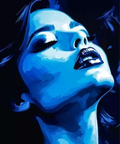 Blue Female Diamond Painting