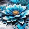 Blue Lotus Diamond Painting