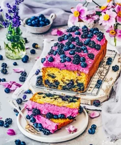 Blueberry Cake Diamond Painting