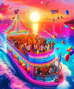 Boat Party Diamond Painting