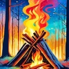 Bonfire Diamond Painting