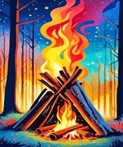 Bonfire Diamond Painting