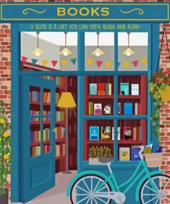 Book Shop Diamond Painting