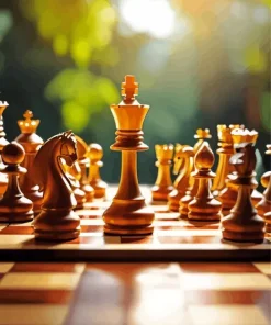 Chess Board Game Diamond Painting