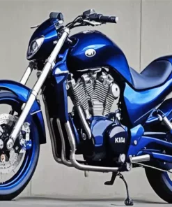 Dark Blue Motorbike Diamond Painting