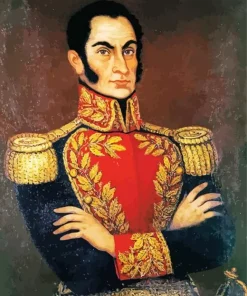 Former President Simon Bolivar Diamond Painting