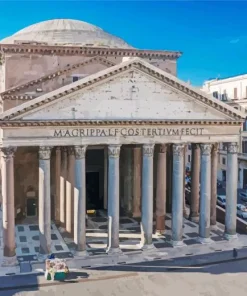 Pantheon Rome Diamond Painting
