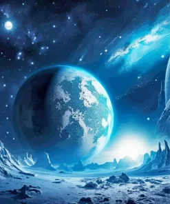 The Blue Planet Diamond Painting