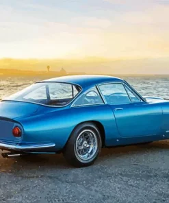 Vintage Blue Ferrari Diamond Painting