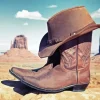 Western Boots And Cowboy Hat Diamond Painting