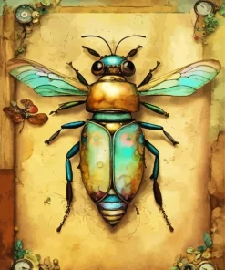 Beetle Art Diamond Painting