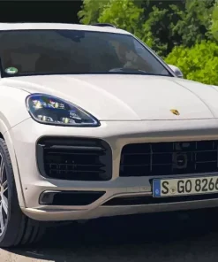 Beige Porsche Diamond Painting