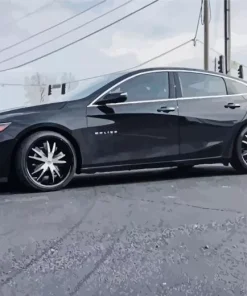 Black Chevy Malibu Diamond Painting