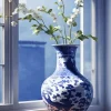Blue And White Flower Vase Diamond Painting
