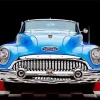 Blue Buick Skylark Car Diamond Painting