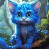 Blue Cat Baby Diamond Painting