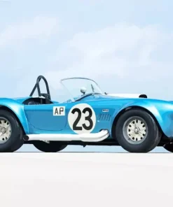 Blue Cobra Car Diamond Painting