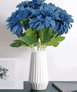 Blue Dahlia Bouquet Diamond Painting