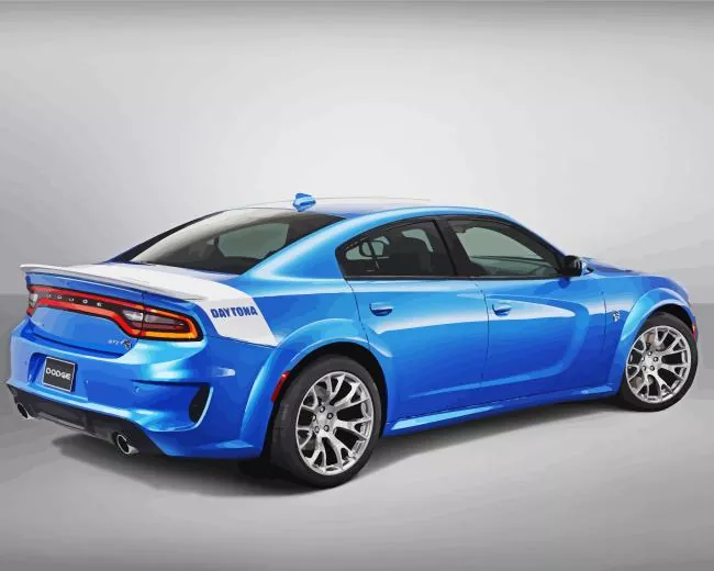blue dodge charger 2020 daytona Diamond Paintings Blue Dodge Charger Daytona Diamond Painting