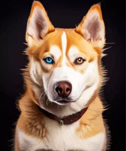 Blue Eye Husky Diamond Painting