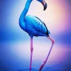 Blue Flamingo Diamond Painting