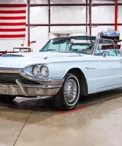 Blue Ford Thunderbird Diamond Painting