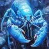Blue Lobster Art Diamond Painting