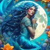 Blue Mermaid Diamond Painting