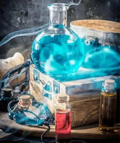 Blue Potion Diamond Painting