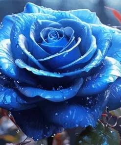 Blue Rose Diamond Painting
