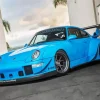 Blue RWB Porsche Diamond Painting