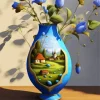 Blue Vase Diamond Painting