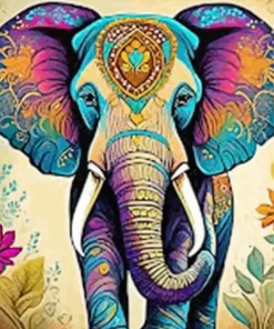 Bohemian Elephant Diamond Painting