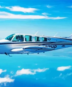 Bonanza Flying Diamond Painting