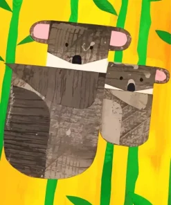 Charley Harper Koala Diamond Painting