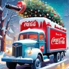 Coca Cola Truck Art Diamond Painting