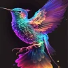 Colorful Bird Flying Diamond Painting