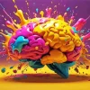 Colorful Brain Art Diamond Painting
