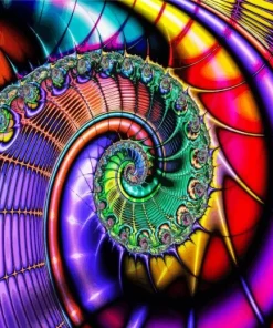 Colorful Fractal Diamond Painting