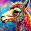 Colorful Llama Diamond Painting