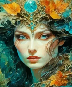 Cool Forest Queen Diamond Painting