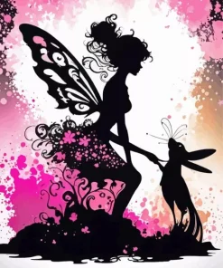 Cute Fairy Silhouette Diamond Painting