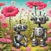 Cute Robots Diamond Painting