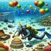 Diver Birthday Diamond Painting