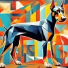 Doberman Dog Diamond Painting