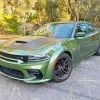 Dodge Charger Green Diamond Painting